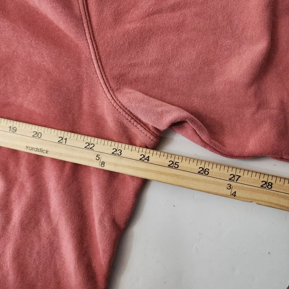 THE NORTH FACE Sweater Mens Large Red Spell Out Pullover Hoodie Hiking Outdoor